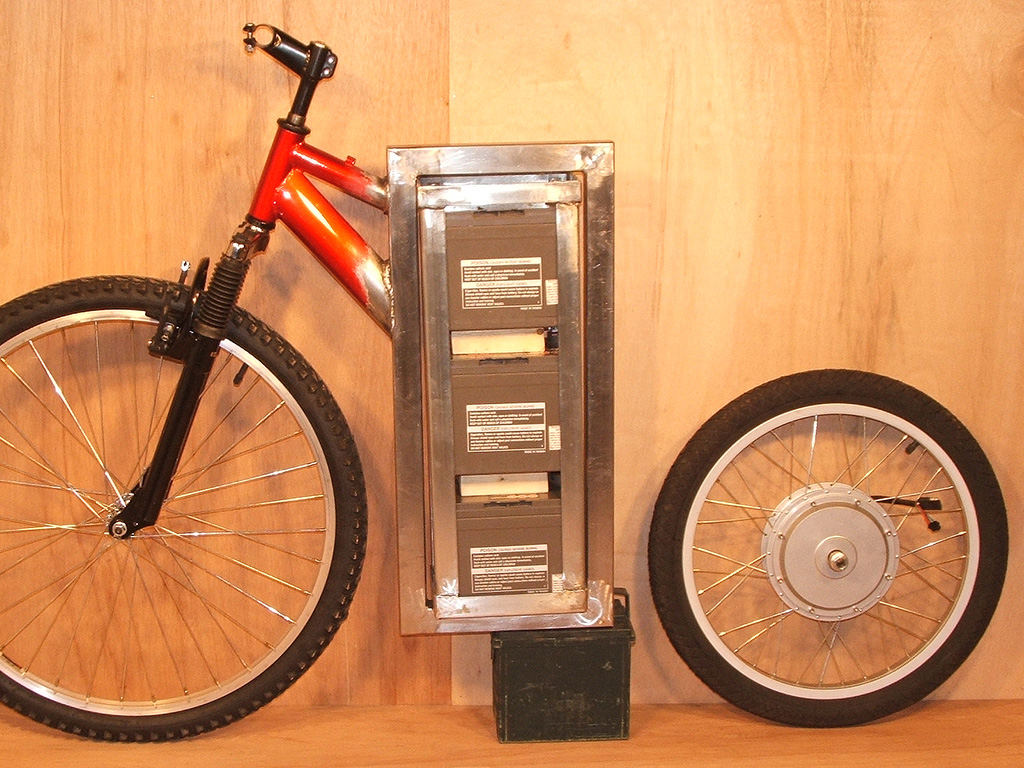 LongRanger Electric Bike - large battery bank